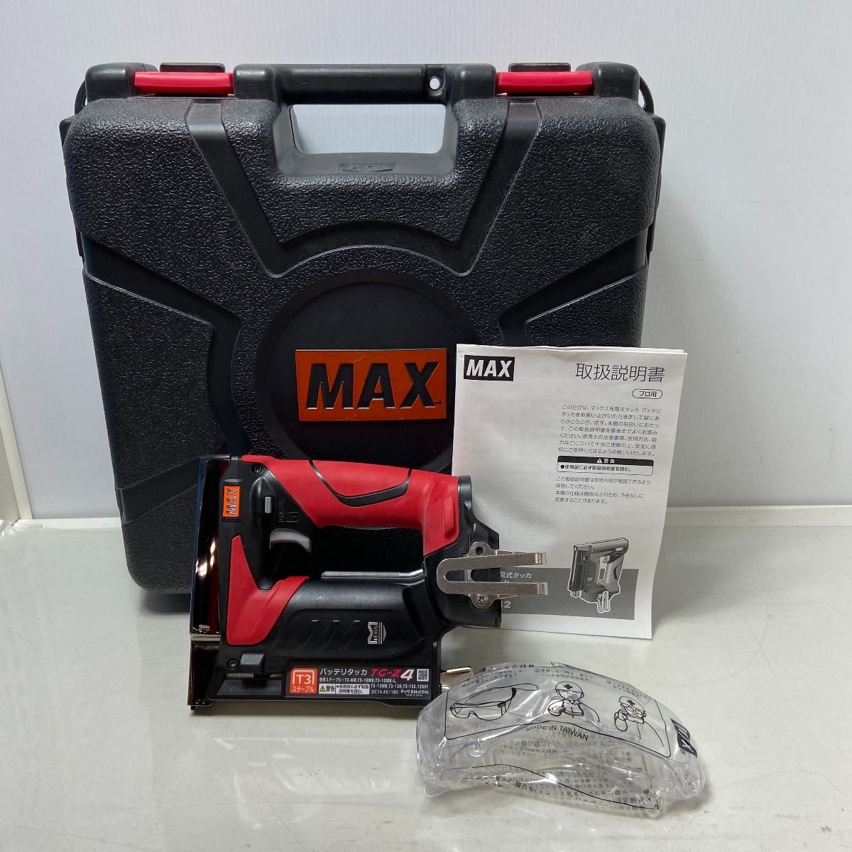 MAX 本物 マックス 14.4V/18V 12mm 充電式タッカ TGZ4 レッド