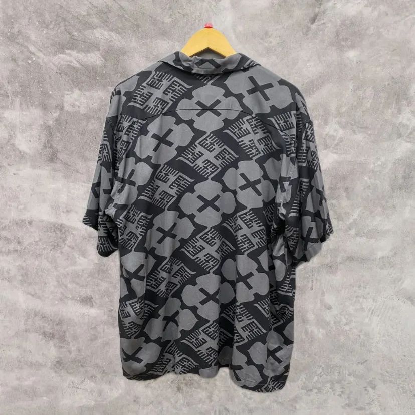【GAKKIN × BUDSPOOL】 花罰 麻　半袖シャツ　XL 希少サイズ AFCEFA30-3BD0-4EB9-BA1C-
