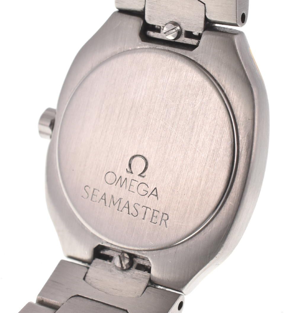 オメガ OMEGA シーマスター ポラリス SS/K18 クォーツ レディース良品