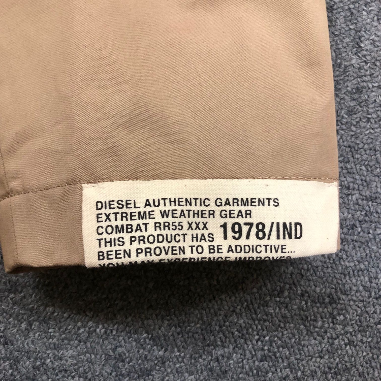 DIESEL 19SS フード付きステンカラーコート トレンチ モッズコート 