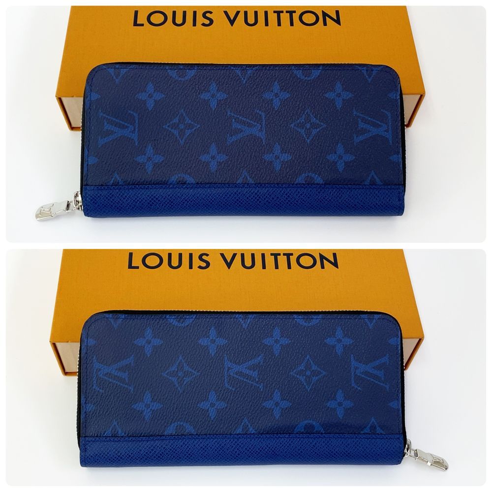 極美品✨ ルイヴィトン ジッピーウォレット ヴェルティカル タイガラマ　コバルト ルイヴィトンタイガラマ ジッピーウォレット ヴェルティカル