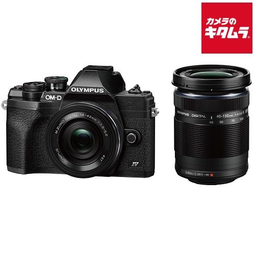 オリンパス OM-D E-M10 MarkIV EZダブルズームキット ブラック 納期約１－２週間