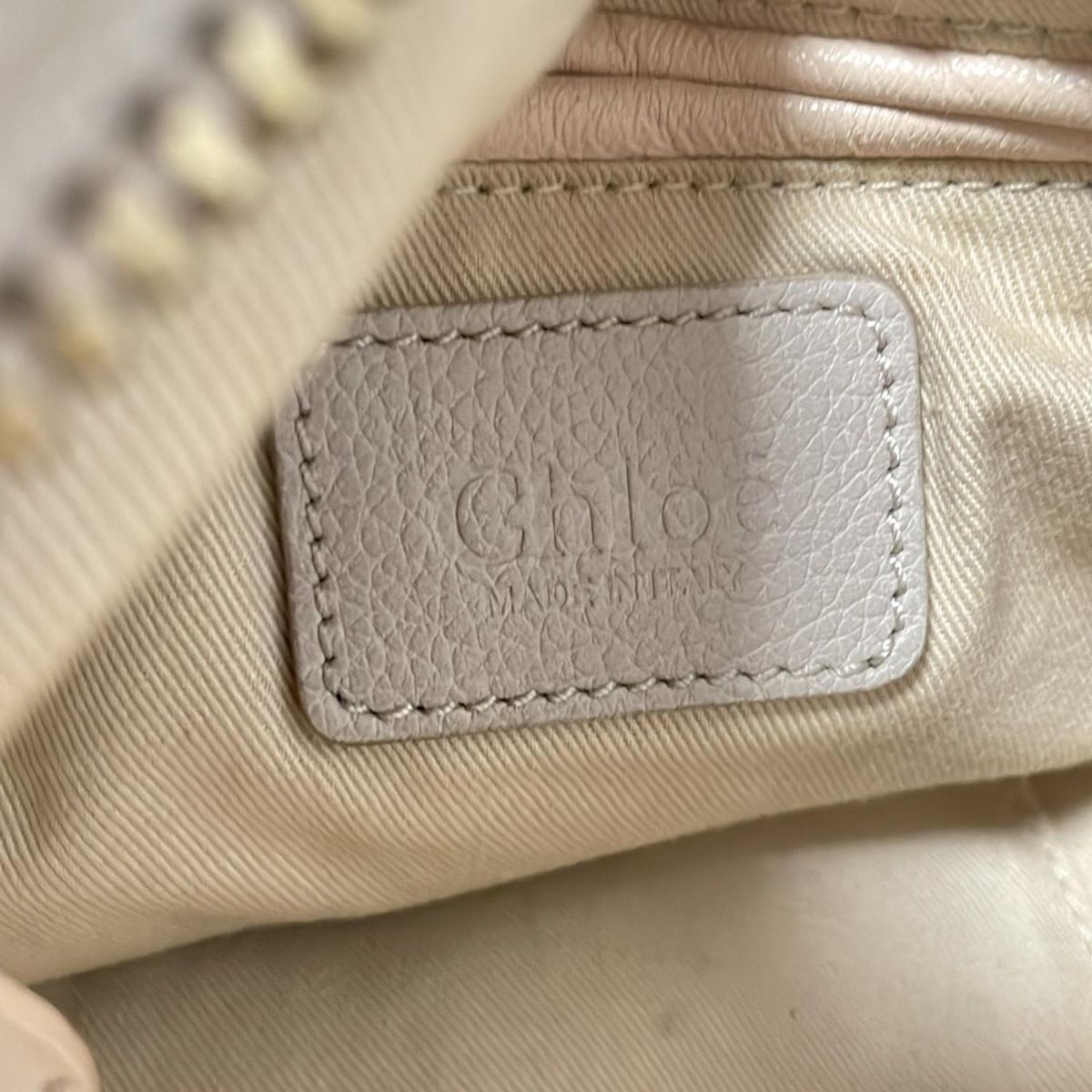 Chloe(クロエ) ハンドバッグ パラティ グレーベージュ レザー