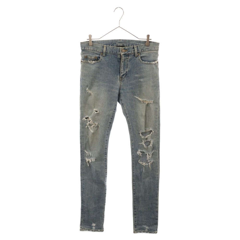 SAINT LAURENT PARIS (サンローランパリ) 15AW デストロイ デニム 