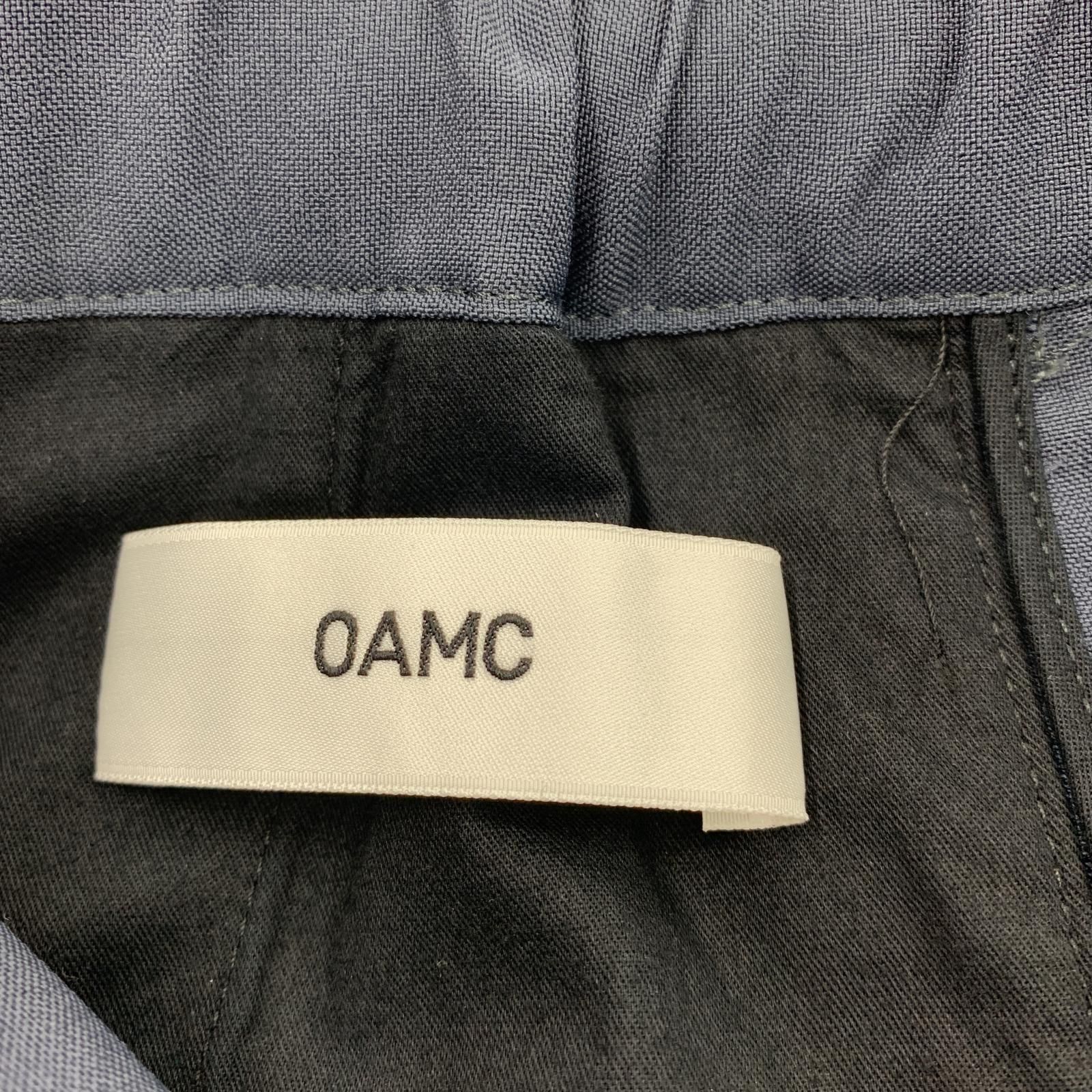 OAMC パンツ　クロップド　ネイビー S OAMC オーエーエムシー レッグ クロップドパンツ (OAMC/パンツ
