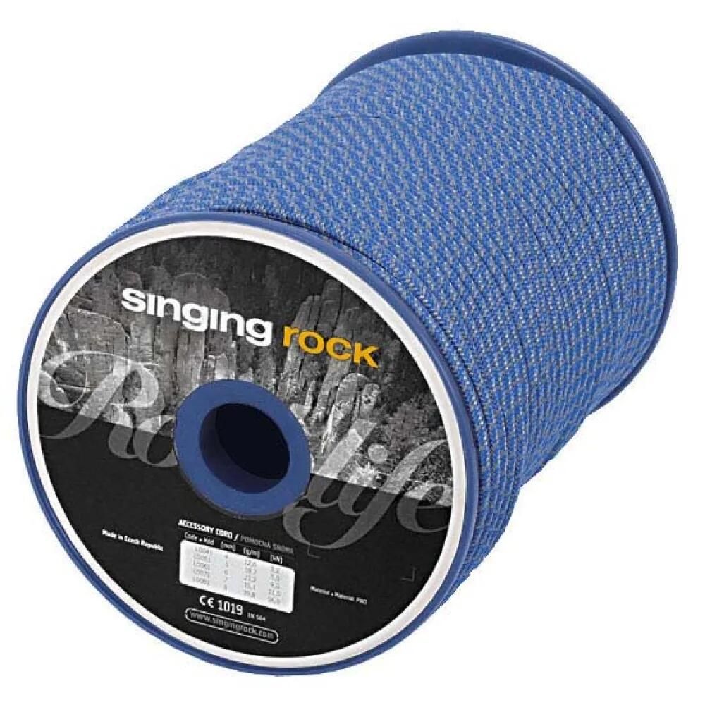 お取り寄せ ２～４週間で発送 シンギング ロック 8 mm ロープ Blue t SINGING ROCK 8 mm Rope t