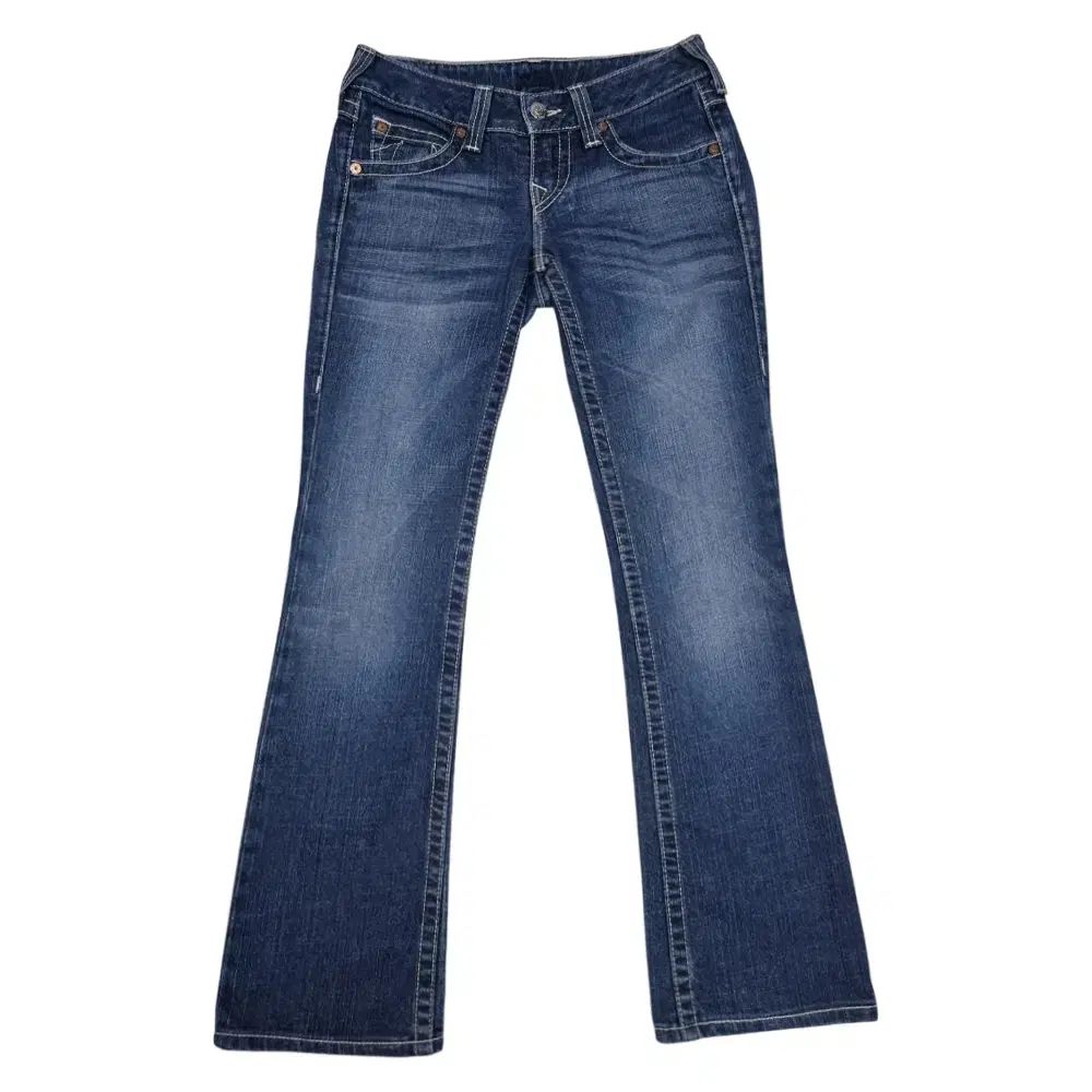 【レア】TRUE RELIGION ブーツカットデニムパンツ ピンク キラキラ TRUE RELIGION(トゥルーレリジョン) ブーツカット デニム パンツ