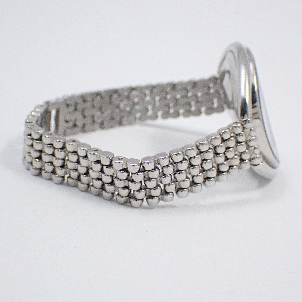 美品 SWAROWSKI 腕時計 クリスタルライン オーバル レザーベルト v ✨美品✨Swarovski スワロフスキー クリスタルライン オーバル