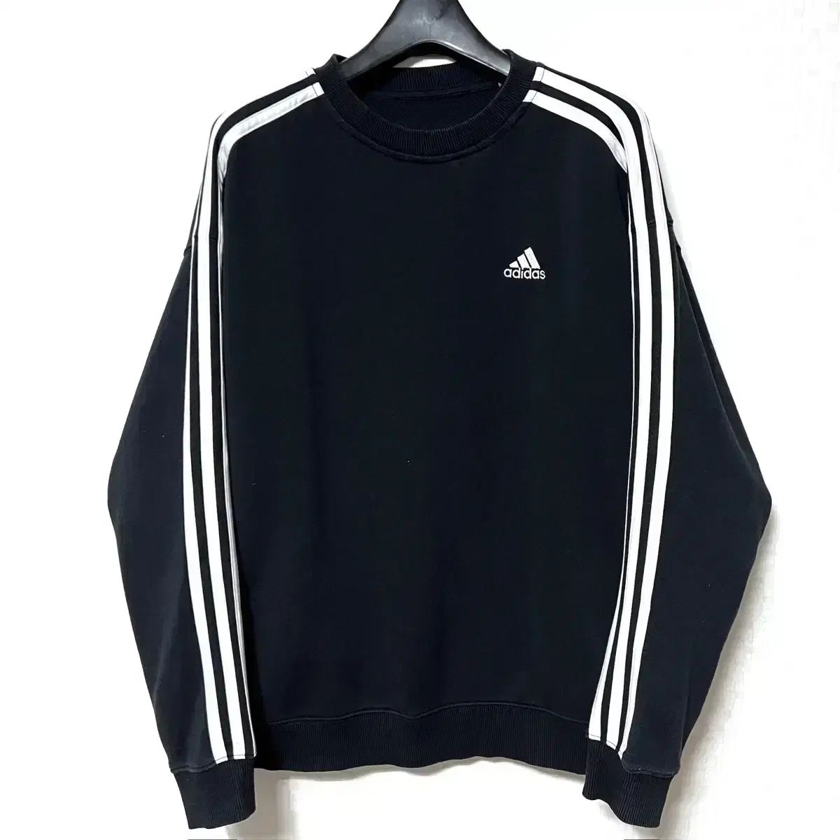 【雷市場（ポンジャン）商品韓国直送】 XS 85 adidas(アディダス) レディース 3本線 パーカー 白×黒