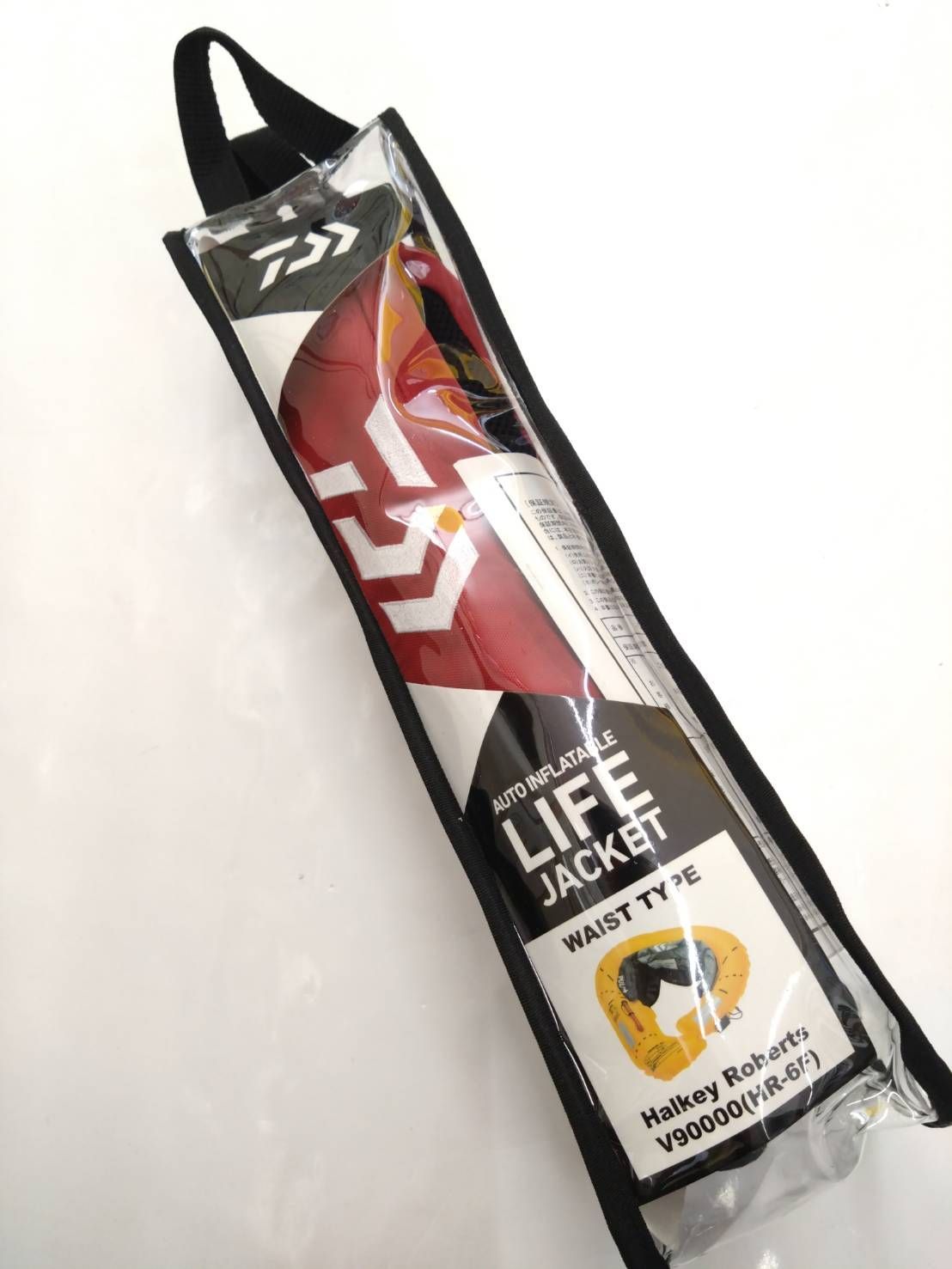 モデル ダイワ ＤＦ 2709 レッド 自動膨張式 ライフジャケット ウエストライプ 03