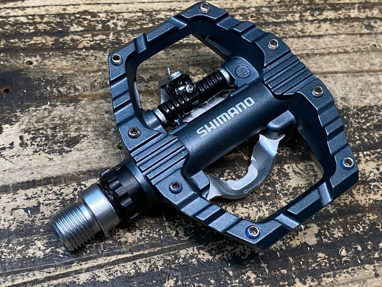 シマノ PD-EH500ペダル中古 SHIMANO - シマノ SPDペダル（ブラック）PD-EH500 片面SPD片面フラット