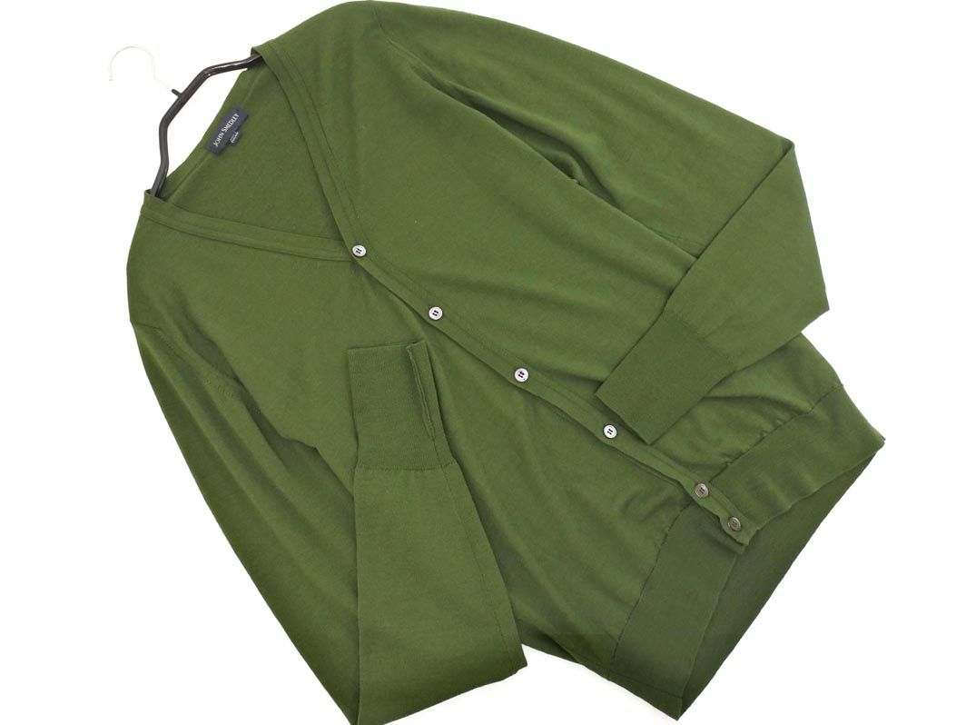 JOHN SMEDLEY ジョンスメドレー ウール100% カーディガン sizeS