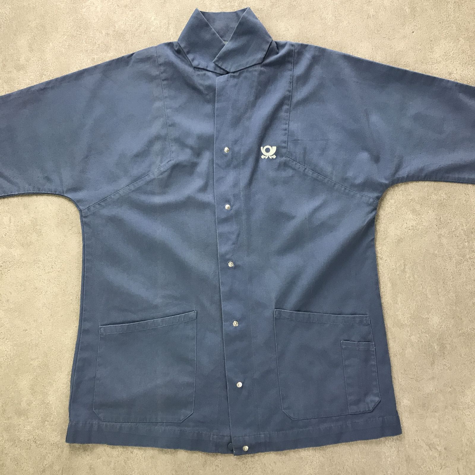 【物流センター】 中古 その他アウター 90年代 レア！ドイツ女性郵便局員用？ ドイツポスト Deutsche Post ７分丈 ユニフォーム ジャケット 制服 コスチューム 42 1992 グレー サイズ：42 【906】