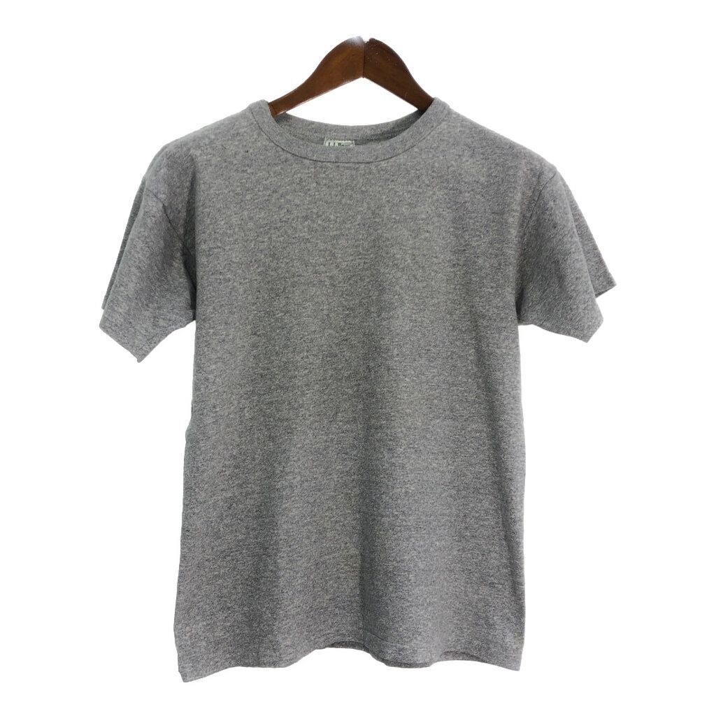 80年代 USA製 L.L.Bean × Champion 88/12 Ｔシャツ 霜降り 無地 グレー (メンズ M) 中古 古着 T0068