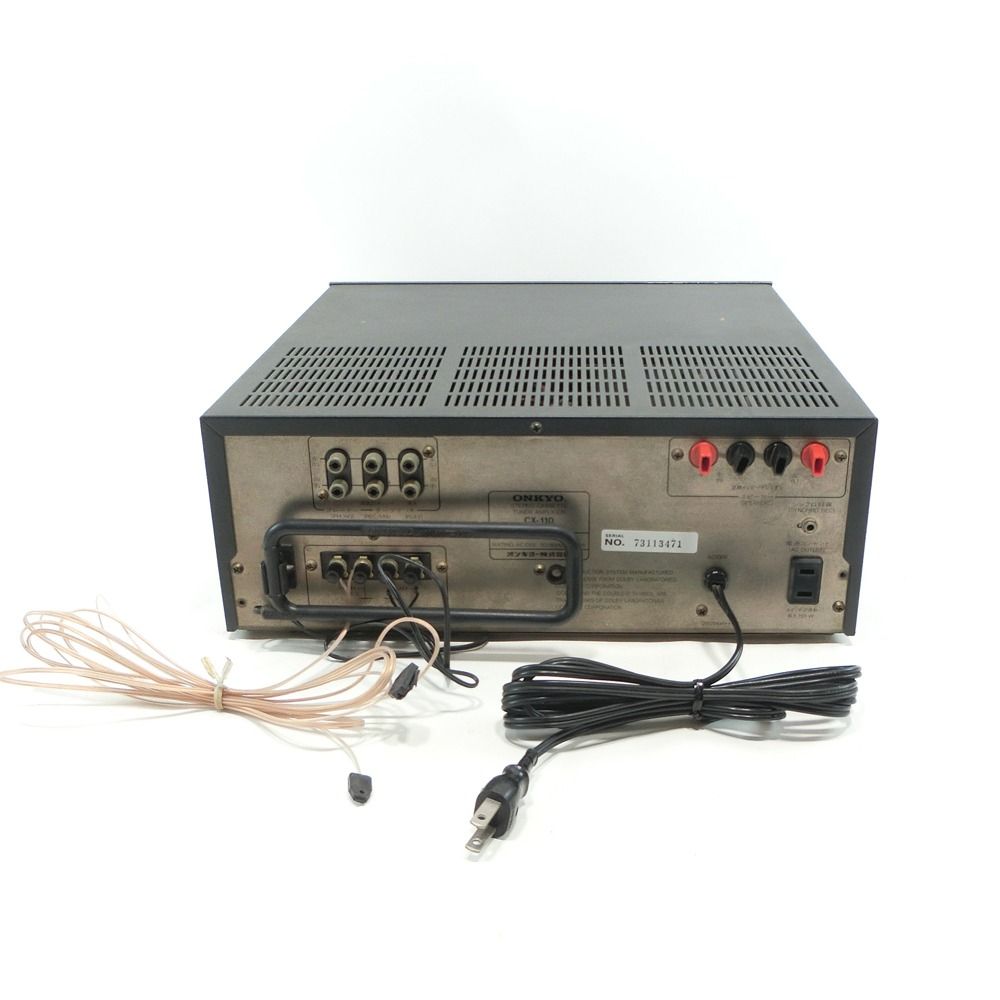オンキョー　AMFMチューナー　アンプ　イコライザー　カセットテープ オンキョー AMFMチューナー アンプ イコライザー カセットテープ