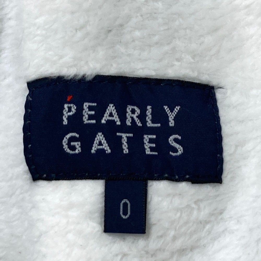サイズ：0 PEARLY GATES パーリーゲイツ ; フリーススカート ニコちゃん ロゴ総柄 ホワイト系 [240101409297] ゴルフウェア レディース ストスト サイズ：0 PEARLY GATES パーリーゲイツ ; フリーススカート
