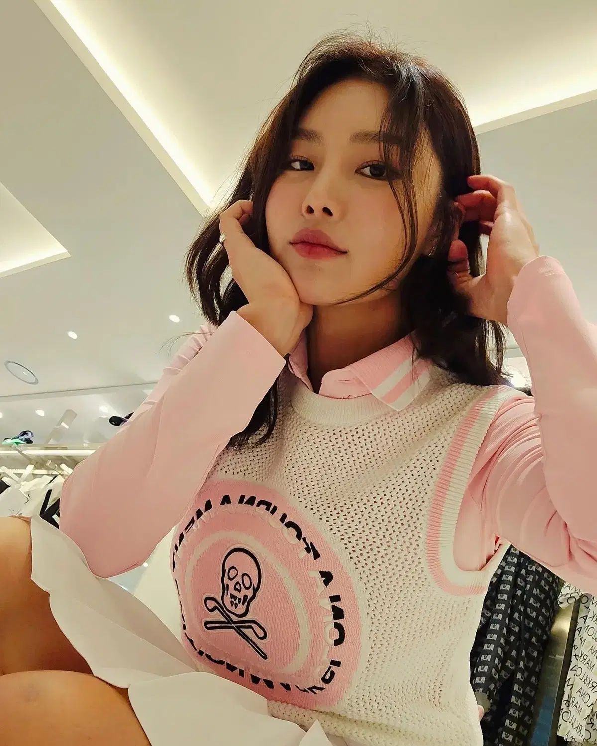 MARK&amp;LONA - マークアンドロナ 韓国 MARK&amp;LONA レディース ゴルフウェア MARK&LONA (マークアンドロナ) ゴルフウェア(トップス