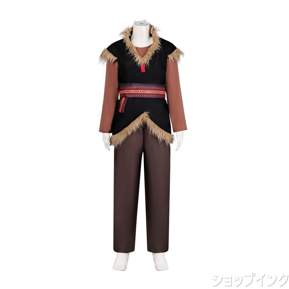 コスプレ衣装 アナと雪の女王2 クリストフ コスチューム キャラクター コスプレ用 工場在庫