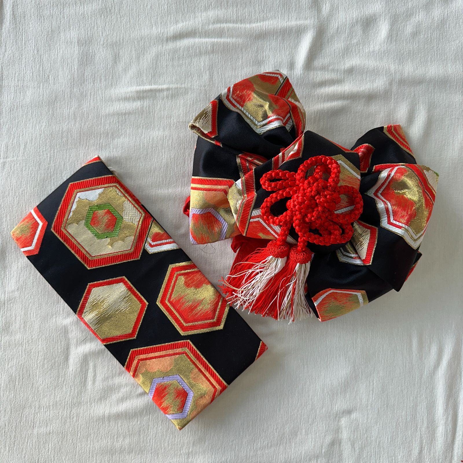 七五三子供用着物 長襦袢 帯揚げ帯締めしごき セット