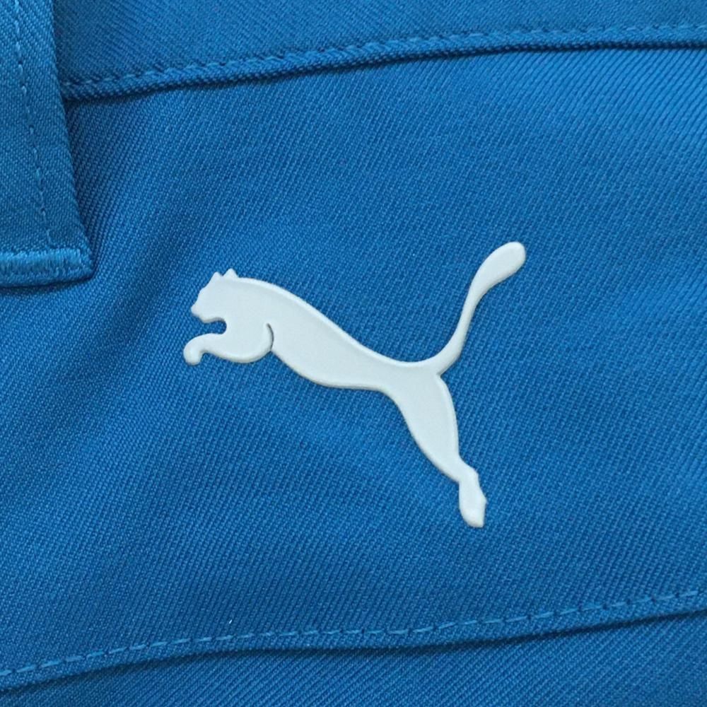 値下げ【超美品】プーマ パンツ ブルー 無地 メンズ US 32/32 ゴルフウェア PUMA