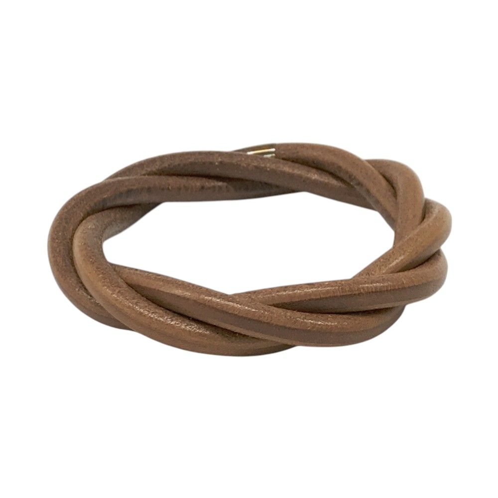 HERMESトルネード レザーバングル HERMES エルメス トルネード レザー