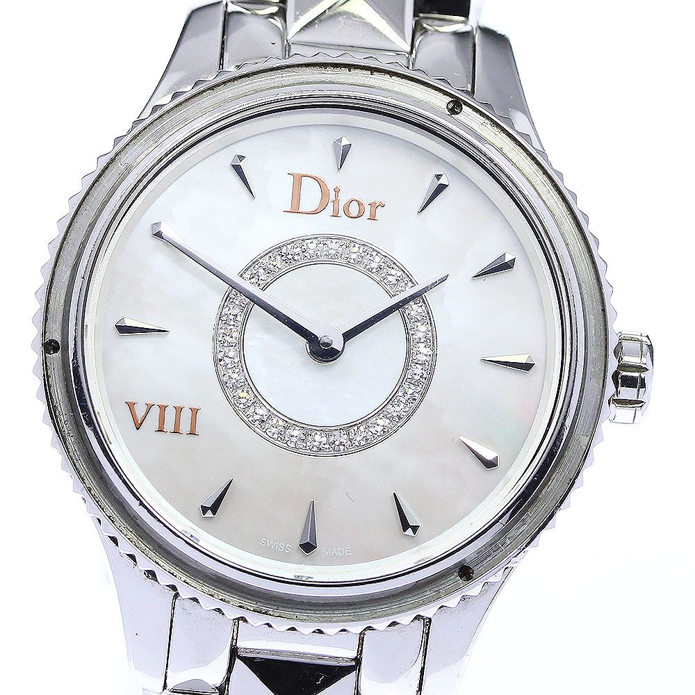 訳ありディオール Dior CD151111M001 モンテーニュ Dior VIII クォーツ