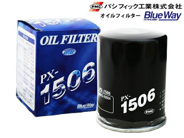 オイルフィルター トヨタ ランドクルーザー CBA-UZJ200W 平成19年9月-平成21年5月 2UZ-FE パシフィック BlueWay PX-1506 オイルフィルター オイルエレメント URJ202W