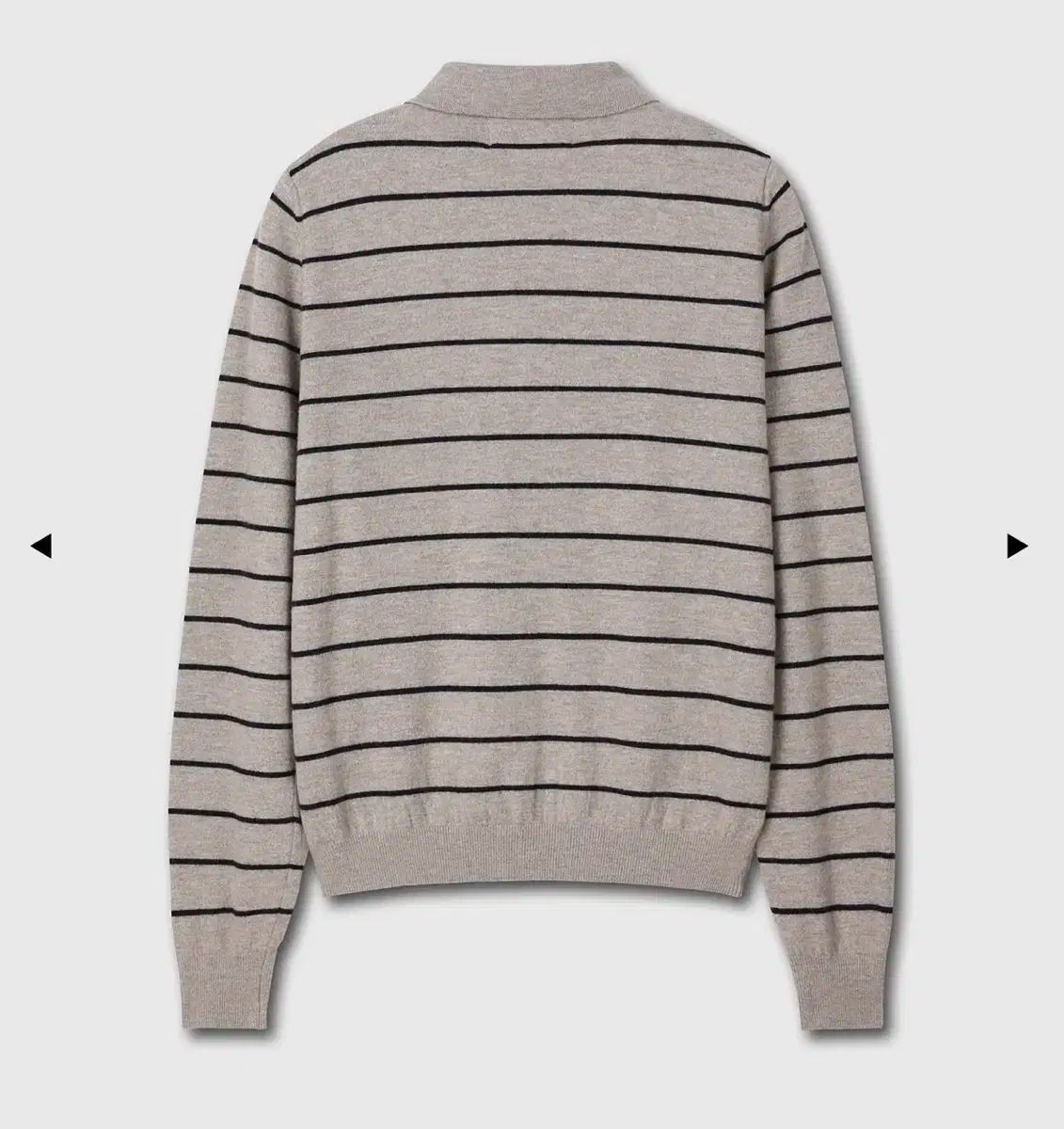 XL トニーウェーク スーパーファイン ウール ストライプ ポロ ニット