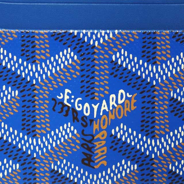 未使用品）ゴヤール GOYARD サンシュルピス カードケース PVC ブルー  