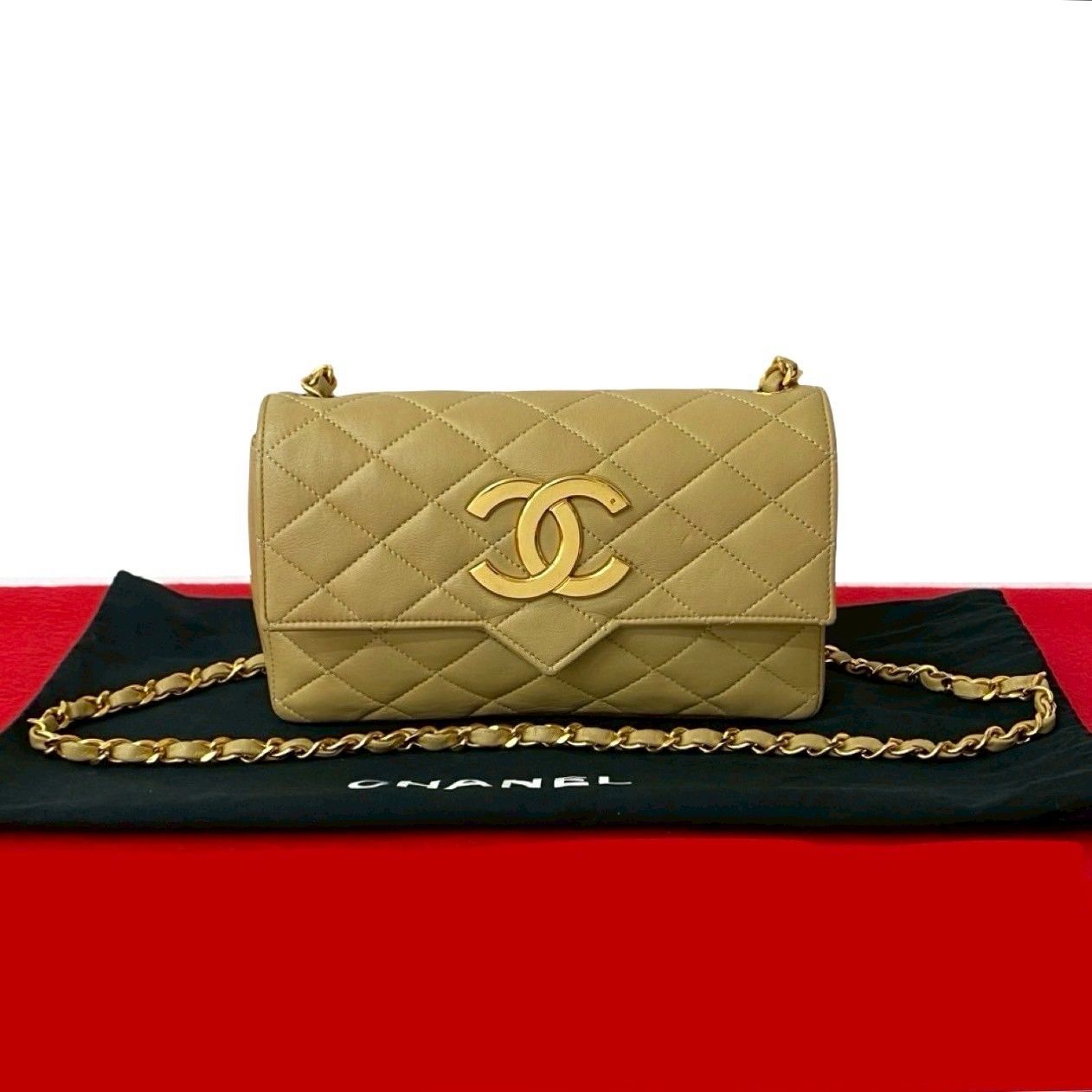 極 美品 袋付 シール有 0番台 CHANEL シャネル ヴィンテージ