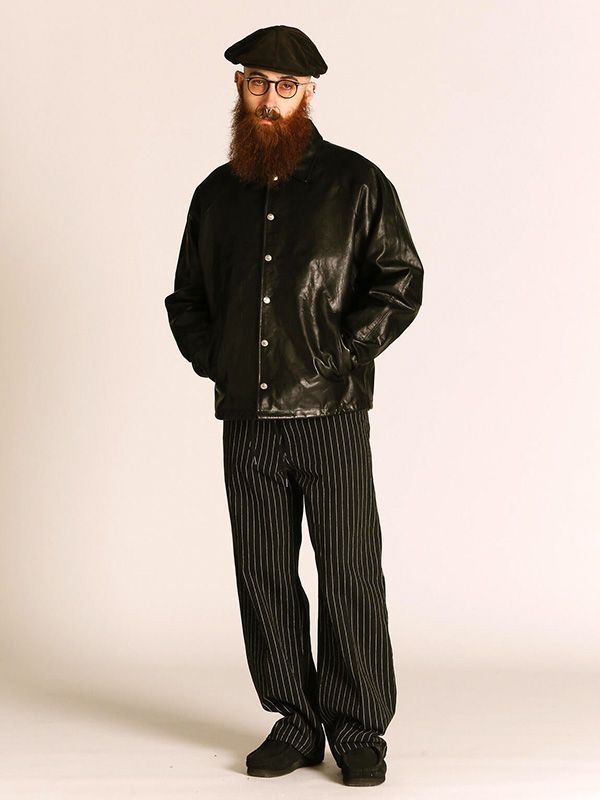 Schott ショット レザー ジャケット コーチジャケット 牛革 カウレザー LEATHER COACH JACKET シンプル 無地 バイク アメカジ ワーク KANDAIZUMI_COM