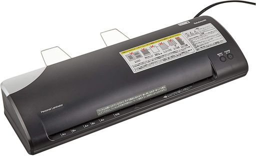 ナカバヤシパーソナルラミネーターA3ブラックZ2757