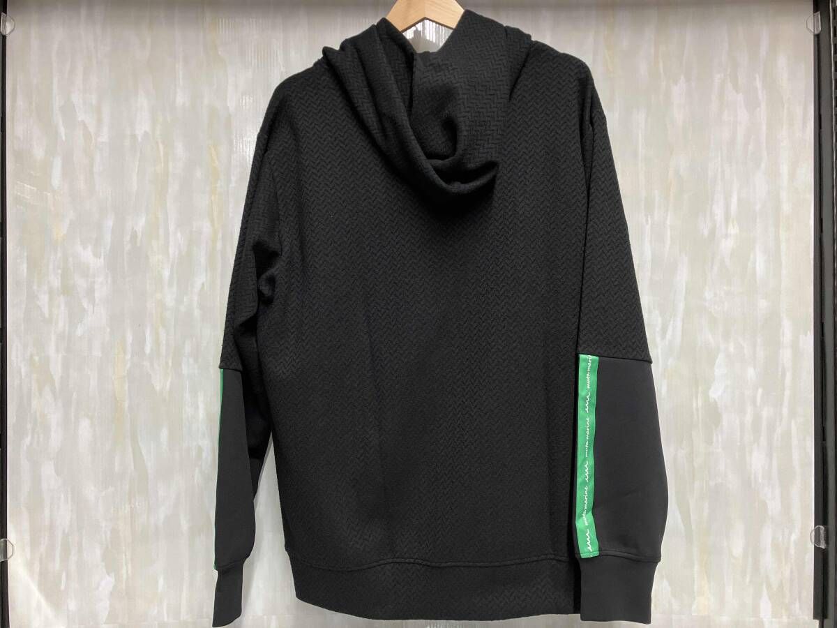 muta ムータ タグ付き ブークレジャガード プルパーカー リブパンツ セットアップ Lサイズ ブラック