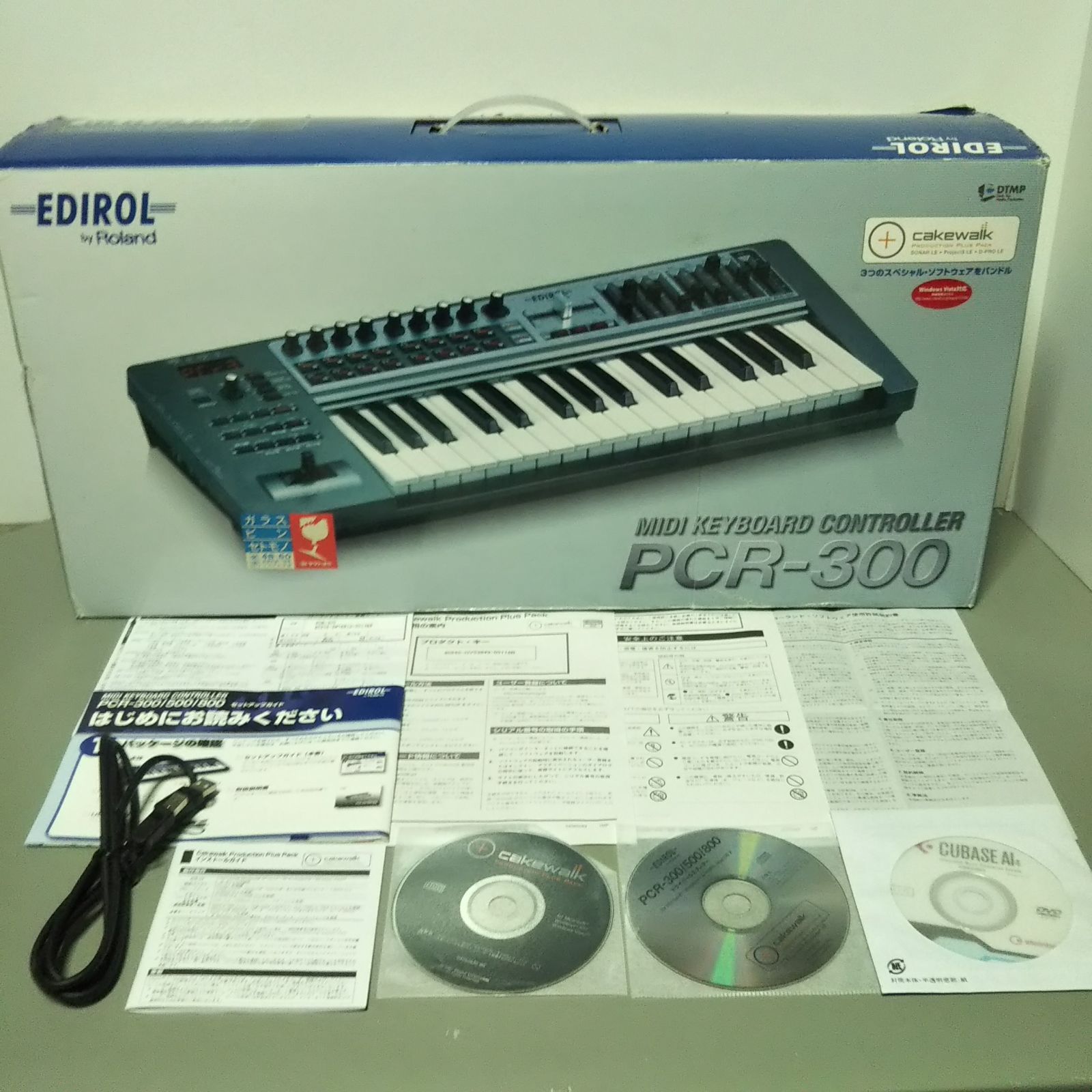 Roland MIDI Keyboard Controller EDIROL PCR-300 USB MIDI標準