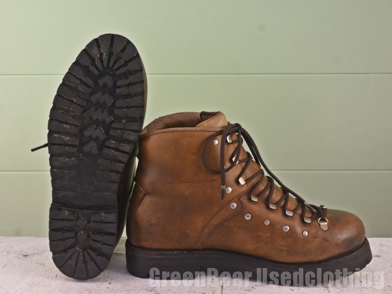 ビンテージ St Moritz トレッキングブーツ 良い味 茶 ブラウン メンズ 7 25cm Z286 ビンテージ St Moritz トレッキングブーツ 良い味 茶 ブラウン