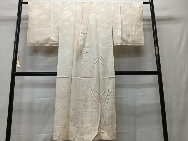 平和屋着物□長襦袢 無双仕立て 舞花地紋 正絹 逸品 CAAS1569xe