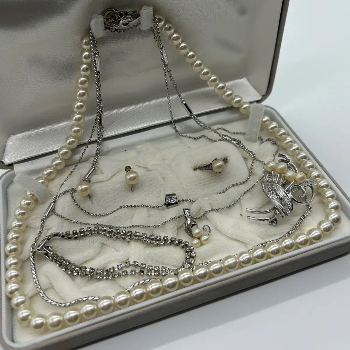 遺品整理 生前整理 本真珠 パール アクセサリーまとめ売り ネックレス