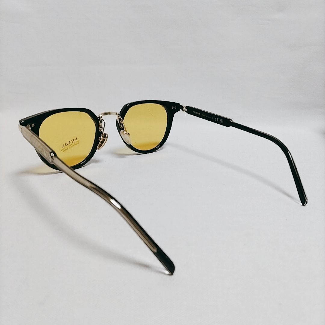 新品未使用】PRADA サングラス クリスタルマスタードイエロー