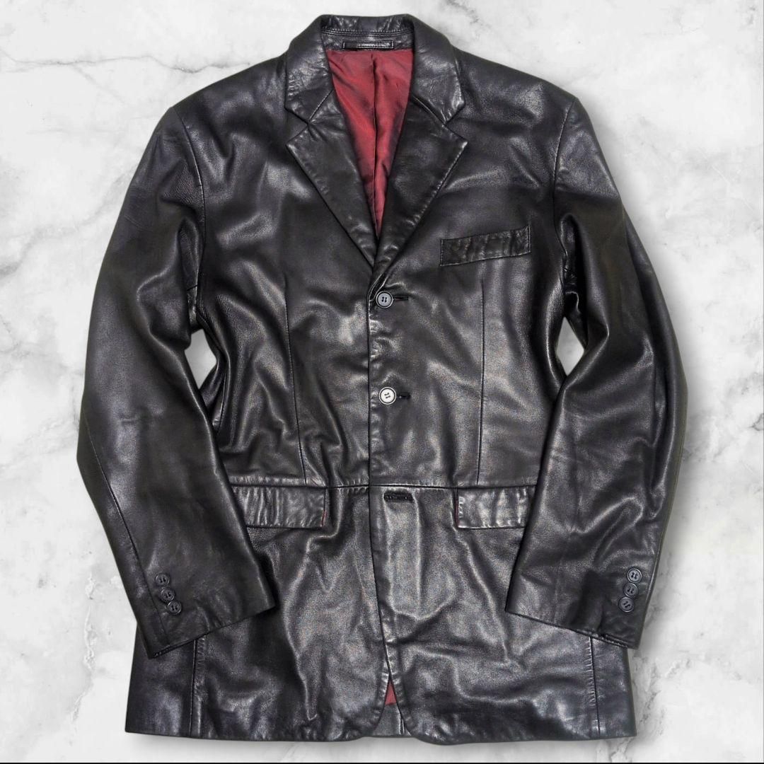 Cittagialla チッタグリア テーラードジャケット 羊革 レザー 本革