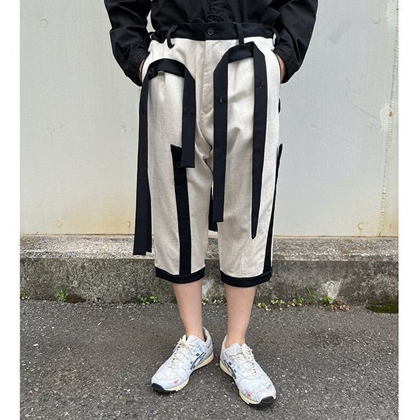 新品】Yohji Pour Homme 20SS 切替 リボン パンツ 4 - Concept