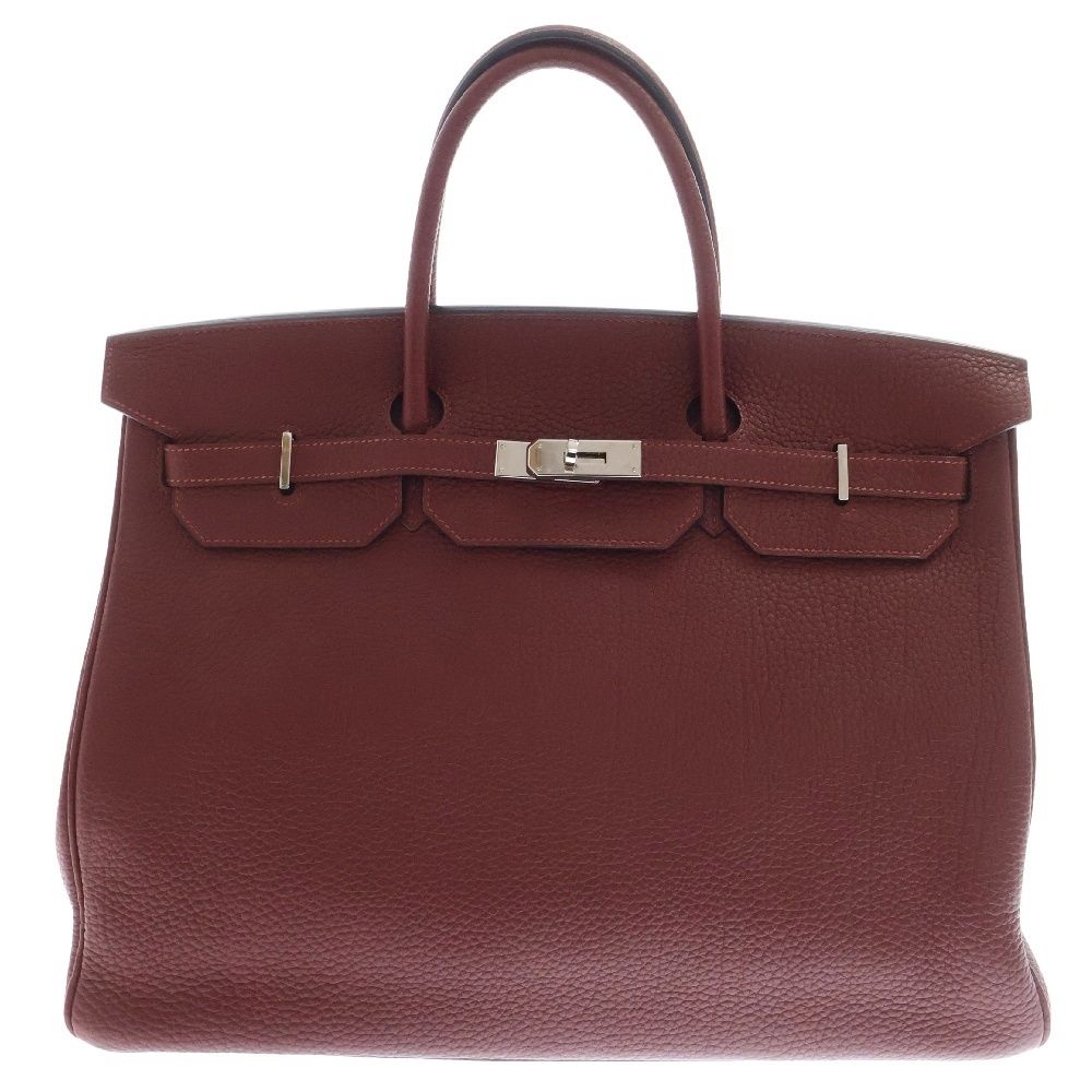 HERMES (エルメス) バーキン40 トゴ ルージュアッシュ シルバー金具  