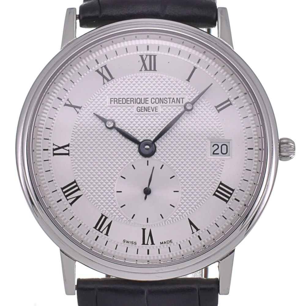 フレデリック・コンスタント FREDERIQUE CONSTANT FC245X3S5/3S6 クラシック スモールセコンド デイト クォーツ  メンズ美品内箱付き C#130712