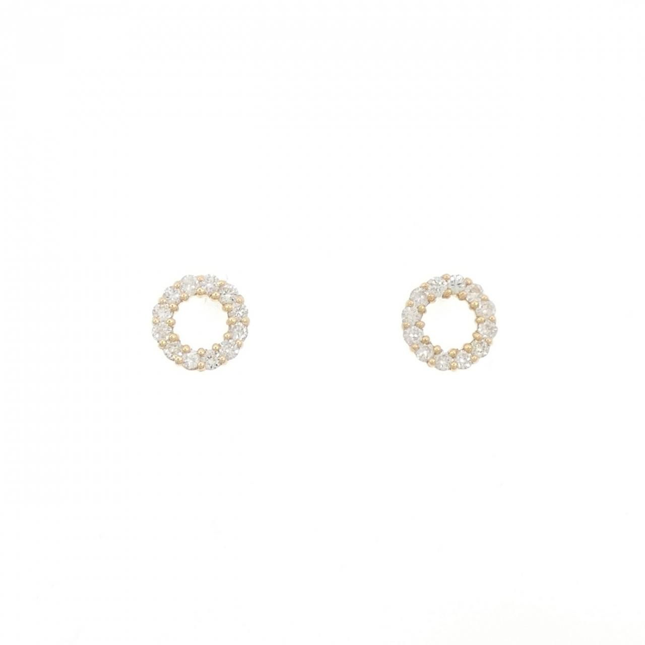 リメイク】K18YG ダイヤモンド ピアス 0.20CT - メルカリ