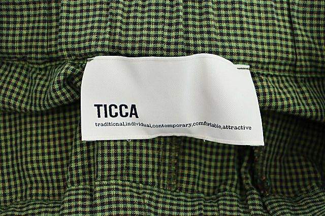 楽天市場】【TICCA／ティッカ】チェックパンツ／ノーリーズ