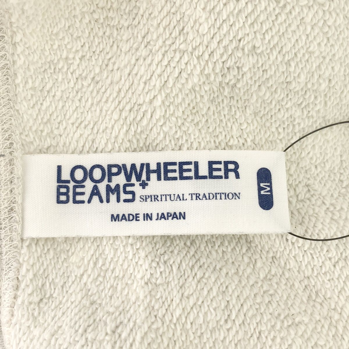 LOOPWHEELER ループウィラー BEAMS PLUS別注 ボートネックスウェットトレーナー  オートミール M