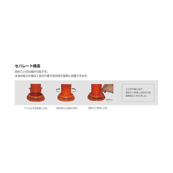 車線分離標