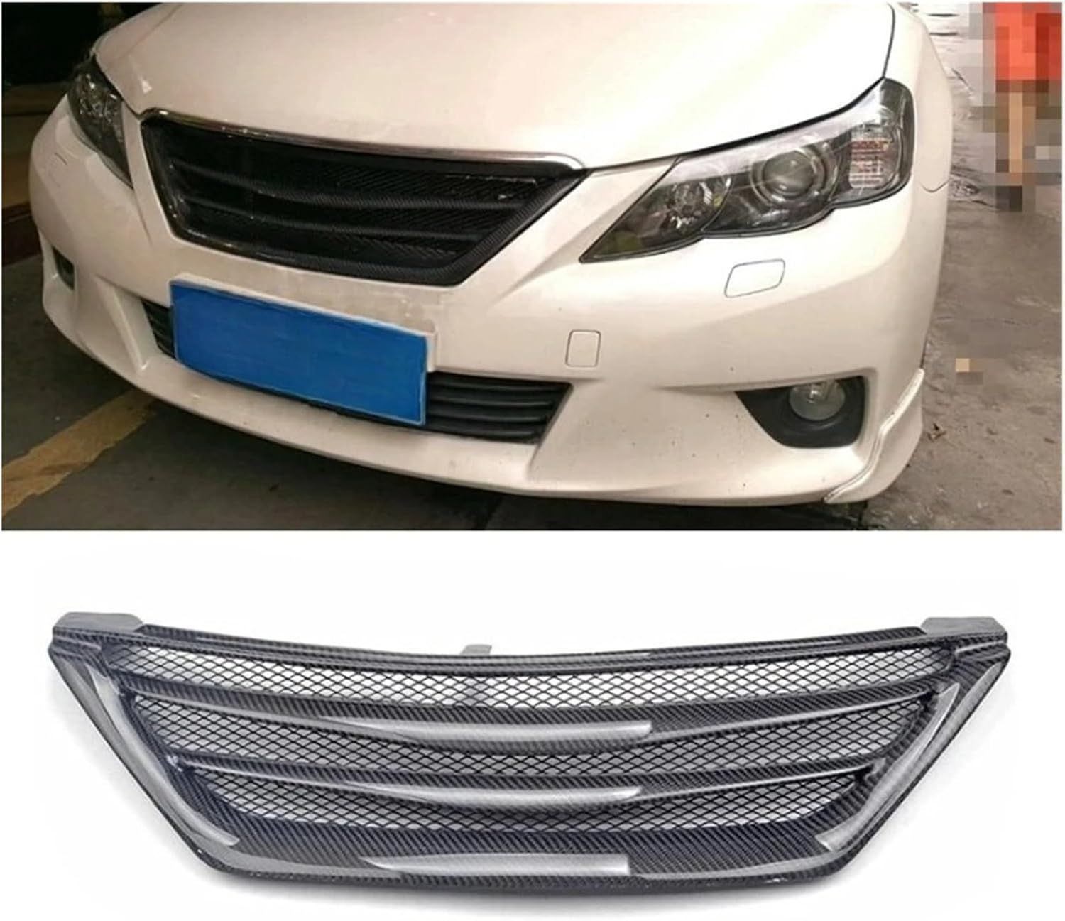 トヨタ マーク X 2010-2012 年式対応 カーボンファイバー フロント