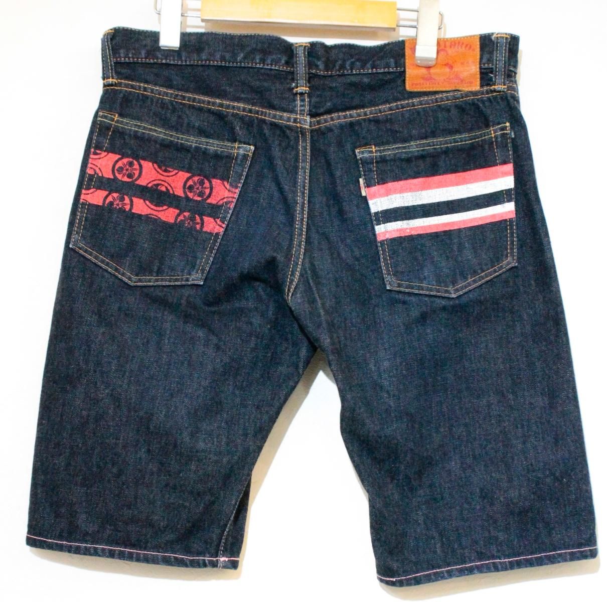 中古】 桃太郎JEANS メンズショートパンツ W34 桃太郎JEANS/出陣