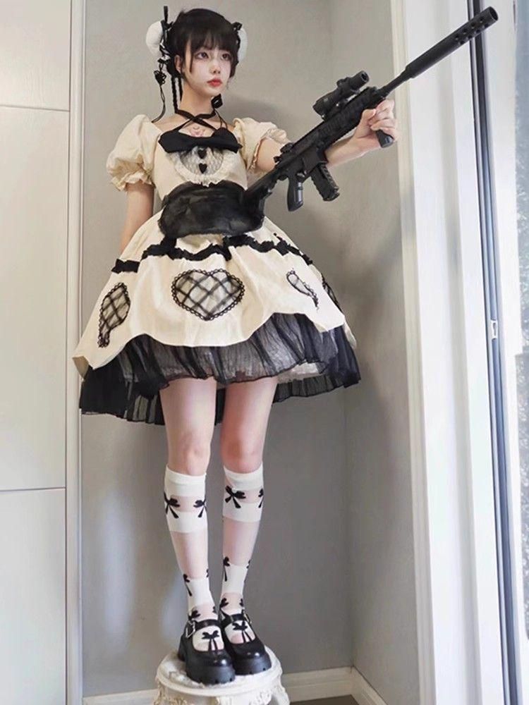 LT-118 豪華姫系 lolita 可愛 レトロ風 オリジナル 洋服 ロリータ
