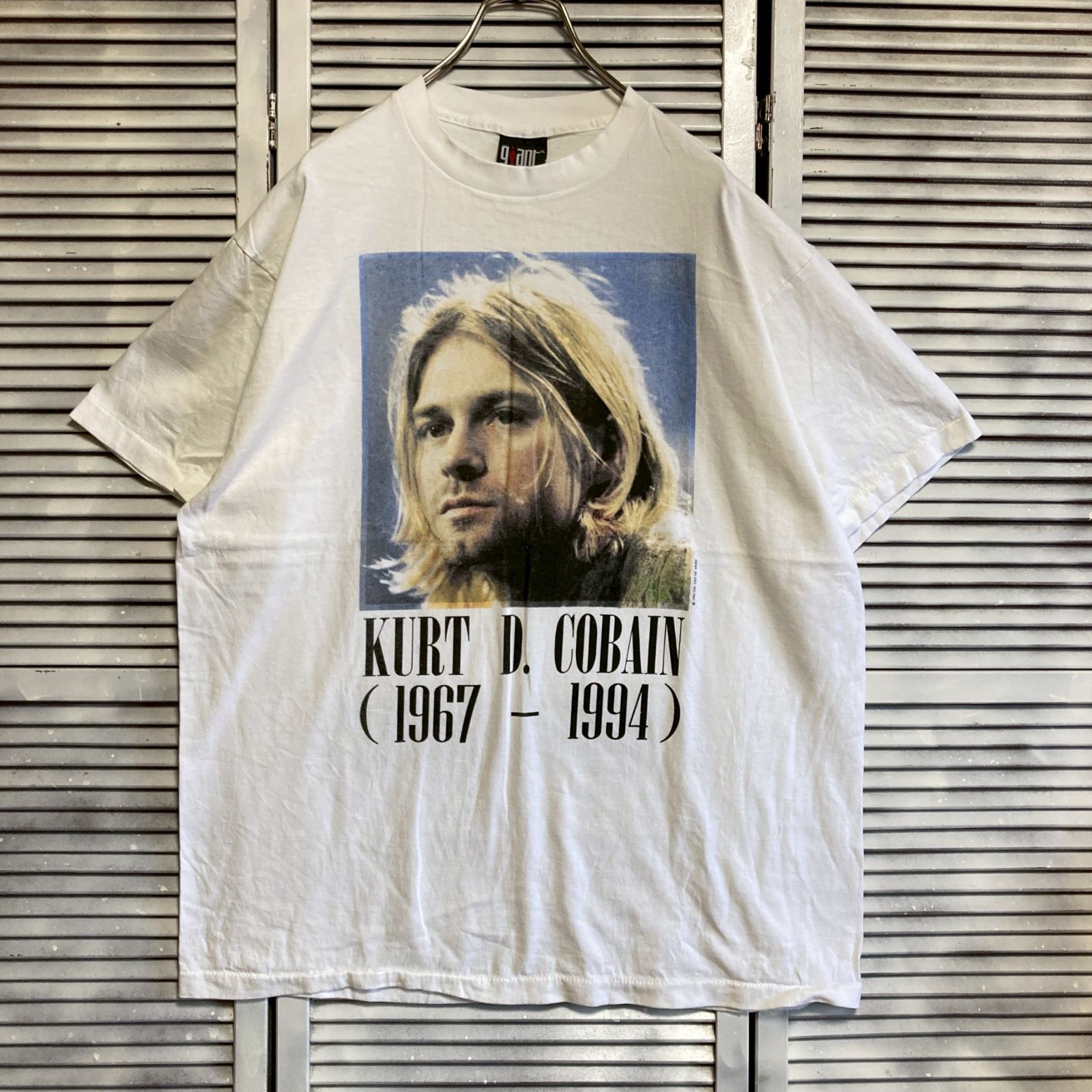 BFAZ バンド Tシャツ 古着 白 ニルバーナ カートコバーン ペイント BFAZ バンド Tシャツ 古着 白 ニルバーナ カートコバーン